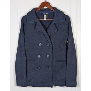 Patagonia Better Sweater Peacoat Womens Size Small Blue Fleece Jacket Button Up